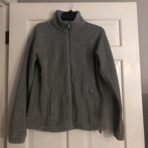 Women’s gray zip up Columbia jacket